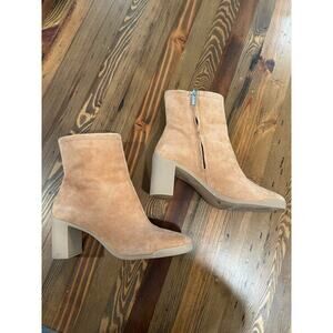 Corso Como Suede Heeled Booties Size 6.5